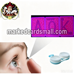 Infrared Contact Lenses to See Marked Deck