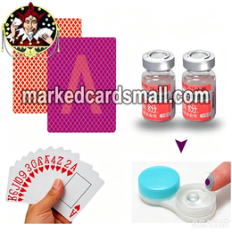 Infrared Contact Lenses to See Marked Deck