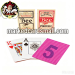 Bee Pinochle Cheating Playing Cards