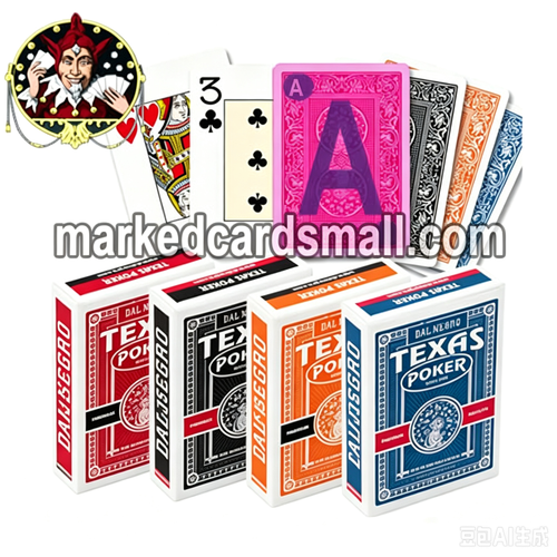 Dal Negro Texas Holdem Infrared Marked Cards Poker