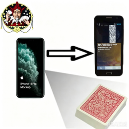 iPhone Scanning Camera Marked Cards Detector