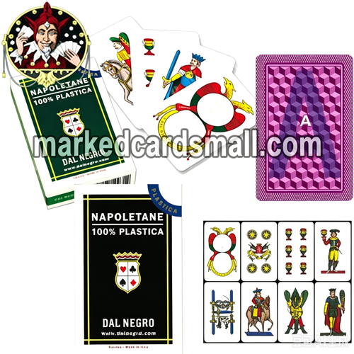 Dal Negro Napoletane Microchips Playing Cards Poker