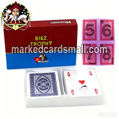 Modiano Bike Trophy Ramino Poker with Juice Marking