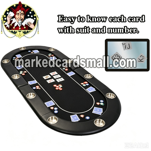 Poker Table with Cameras for Gambling Cheating