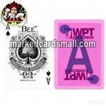 Bee WPT Luminous Ink Marked Playing Cards