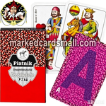 Infrared Magic Ink Marked Piatnik 33 Blatt Poker Cards