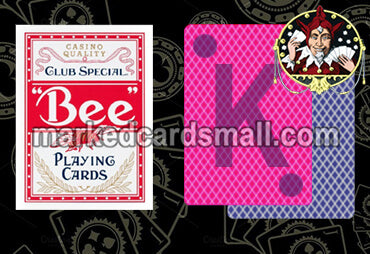 Bee marked deck of cards