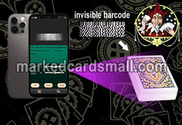 Invisible Barcode Playing Cards for Poker Analyzer