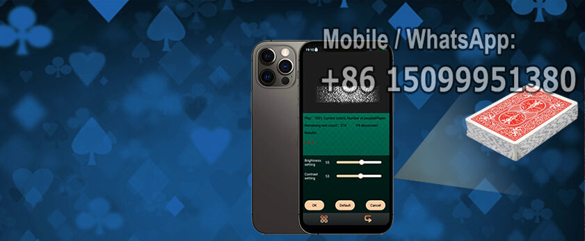 poker analyzer marked cards scanning system