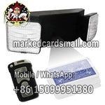 Emergency Light scanning camera for poker analyzer