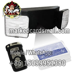 Emergency Light scanning camera for poker analyzer