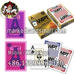 Fournier wpt invisible ink marked poker cards