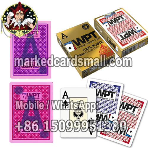 Fournier wpt invisible ink marked poker cards