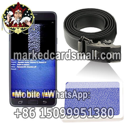 Leather Belt poker scanner with Long Distance Camera