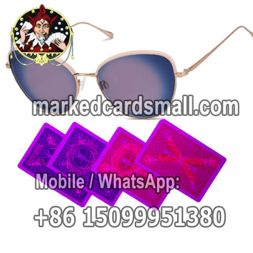 Marked cards sunglasses to see through cards