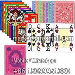 Modiano Cristallo Invisible Ink Marked Cards