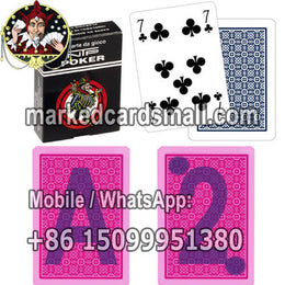 NTP marked poker cards for contact lenses