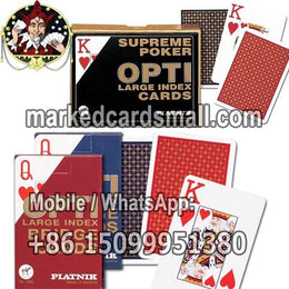 Piatnik OPTI contact lenses marked magic poker