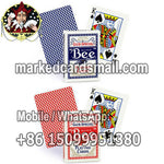 US bee marked poker cards with red and blue back