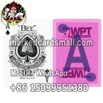 bee wpt marked poker cards with invisible ink