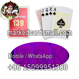 copag 139 marked cards with luminous invisible ink marks