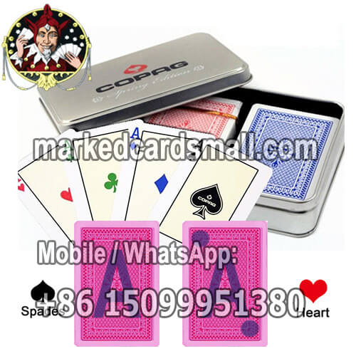 copag spring edition marked poker cards for infrared contact lenses