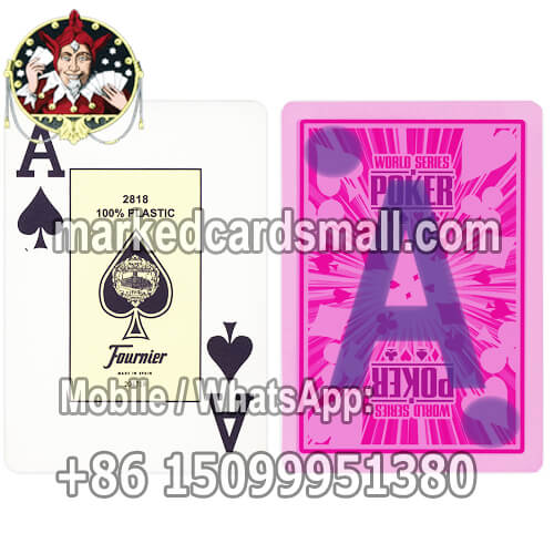 fournier wsop invisible ink marked playing cards
