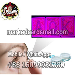 infrared contact lenses to see marked playing cards