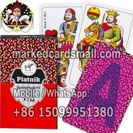  Piatnik Infrared magic ink marked poker cards