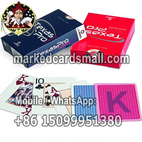 juego plastic texas pro juice marked cards deck