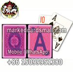 kem arrow golden black uv marked poker cards