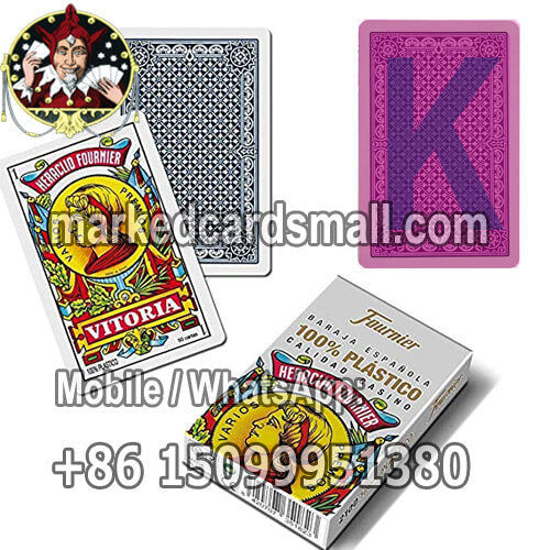 marked spanish cards magic trick fournier 2100