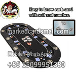 poker cheating table for marked playing cards