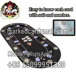 poker cheating table for marked playing cards