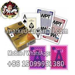 quality Fournier wpt marked poker cards for contact lenses