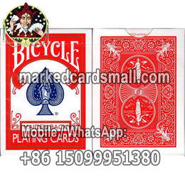Red Bicycle Maiden Back Marked Deck of Cards