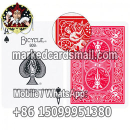 rider back bicycle marked cards