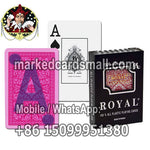 royal marked cards for poker cheating