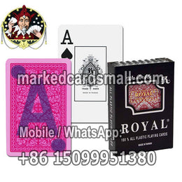 royal marked cards for poker cheating